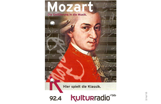 Mozart-Die Entführung in die Musik-Titelblatt des Programmheftes vom RBB