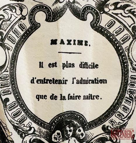 Il es plus difficile d'entretenir l'admiration que le faire naître.